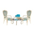 Столик чайный Милано 8801 квадратный + 2 кресла 528 (MK)