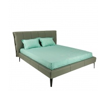 Кровать XS-9090 MK-7606-BG двуспальная 180х200 см Бежевый
