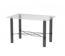 Стол журнальный Лючия 4101 серый бетон/серый/прозрачное