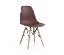 Пластиковый стул Eames PC-015 brown