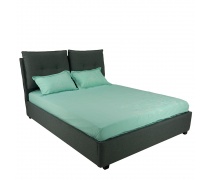 Кровать XS-9086 MK-7600-GY двуспальная 160х200 см Серый