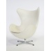 Дизайнерское кресло Egg chair (Arne Jacobsen Style) A219 white