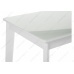 Стеклянный стол Арья белый / белая шагрень