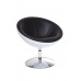 Дизайнерское кресло Lotus (черное с белым) A636